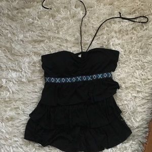 Black Halter Top